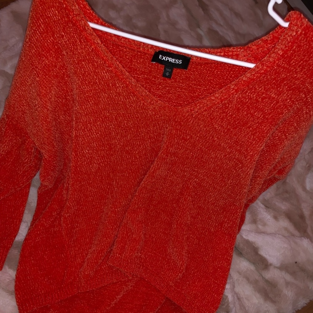 Express orange Soft Sweater